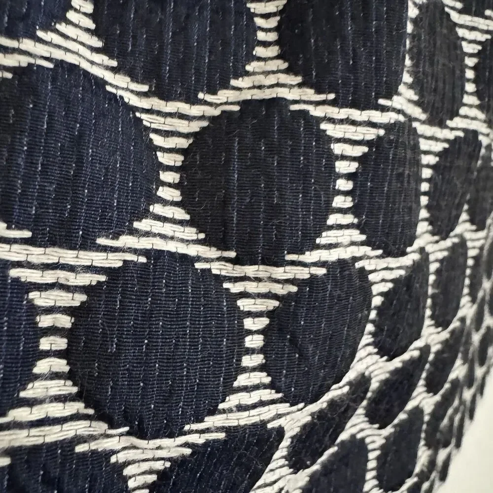 Kate Spade Bubble Skirt Sz 4 Navy Blue & White Lace Lined The Rules With Pockets - Picture 2 of 16